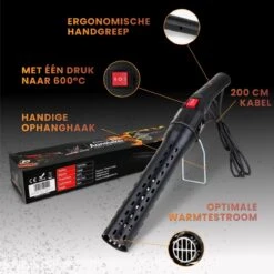 Master Knives BBQ Aansteker Electrisch - BBQ Accesoires - Zwarte BBQ Starter - Looftlighter 18 Master Knives BBQ Aansteker Electrisch - BBQ Accesoires - Zwarte BBQ Starter - Looftlighter -Barbecues Winkel 1200x1200 493