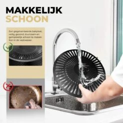 Ozocozy BBQ-ONE Houtskool Tafelbarbecue - Ø30 Cm- Zwart - Incl. Draagtas, Siliconen Bakkwast En RVS-Barbecuetang -Barbecues Winkel 1200x1200 580