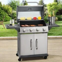 Kansas Gasgrill Barbecue - 4 Pits - RVS -Barbecues Winkel 1200x1200 585