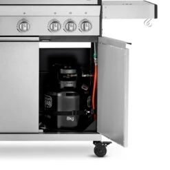 Burnhard Gas BBQ Big FRED Deluxe - 4 Branders - Incl. Keramische Infraroodbrander & Afdekhoes - Deluxe -Barbecues Winkel 1200x1200 608