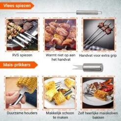 BBQ Accesoires Gereedschapset Koffer Set Tang Borstel Schort Barbecue Dagdeals - Chef Cook BBQ Accessoires Set -Barbecues Winkel 1200x1200 617
