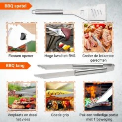 BBQ Accesoires Gereedschapset Koffer Set Tang Borstel Schort Barbecue Dagdeals - Chef Cook BBQ Accessoires Set -Barbecues Winkel 1200x1200 618