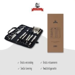 Krumble 18-delige Barbecue Set / Roestvrijstalen BBQ Set Van 18 / Inclusief Handige Opbergtas - RVS -Barbecues Winkel 1200x1200 62