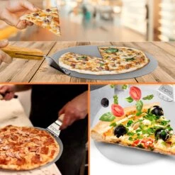 Inpro Pizzaschep RVS - Rond - Voor BBQ En Oven - Pizzaspatel - Taartschep - Houten Handvat - BBQ Gereedschap - Keukengerei - 30 Cm Diameter - Spatel -Barbecues Winkel 1200x1200 66