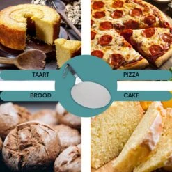 Nowad Pizzaschep RVS Rond - 30,5 Cm - PVC Handvat -Barbecues Winkel 1200x1200 86