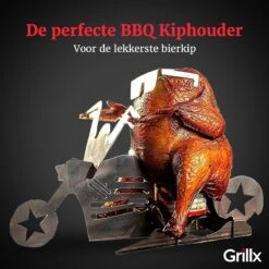 GrillX Beer Can Chicken Houder - Kiphouder Motorcycle - BBQ Accesoires - Bierkip - Barbeque Gereedschap - Chicken Sitter 9 GrillX Beer Can Chicken Houder - Kiphouder Motorcycle - BBQ Accesoires - Bierkip - Barbeque Gereedschap - Chicken Sitter -Barbecues Winkel 1200x1200 88