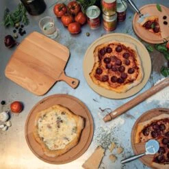 Boska Pizzaschep Amigo - Voor Warme En Koude Pizza - Kort Handvat - Beukenhout - 30 Cm Breed -Barbecues Winkel 1200x1200 93