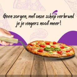 Nowad Pizzaschep RVS Rond Voor BBQ En Oven - 30,5 Cm - Pizzaspatel - Taartschep - Houten Handvat - Ophangbaar - Rond - Vaatwasbestendig - Keukenaccessoires -Barbecues Winkel 1200x1200 97
