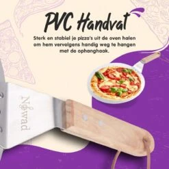 Nowad Pizzaschep RVS Rond Voor BBQ En Oven - 30,5 Cm - Pizzaspatel - Taartschep - Houten Handvat - Ophangbaar - Rond - Vaatwasbestendig - Keukenaccessoires -Barbecues Winkel 1200x1200 99