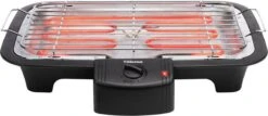Tristar BQ-2813 Electrische Tafelbarbecue - Grilloppervlak (LxB) 38x22 Cm - 2000W - Zwart -Barbecues Winkel 1200x520