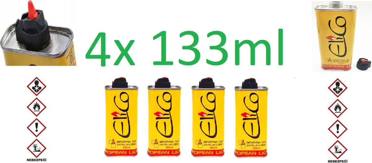 Unilight 4x Universeel Zippo Aansteker Vloeistof - Benzine Aansteker - Aanstekervloeistof - Benzine Vloeistof - 4x 133ml Navulbaar 3 Unilight 4x Universeel Zippo Aansteker Vloeistof - Benzine Aansteker - Aanstekervloeistof - Benzine Vloeistof - 4x 133ml Navulbaar