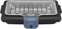 Moulinex BG134812 Barbecue Tafelblad Electrisch 2100W Zwart, Blauw, Zilver Barbecue -Barbecues Winkel 1200x566