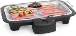 Tristar BQ-2813 Electrische Tafelbarbecue - Grilloppervlak (LxB) 38x22 Cm - 2000W - Zwart -Barbecues Winkel 1200x573