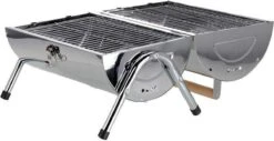 BBQ Collection Houtskoolbarbecue - Cilinder - Chroom -Barbecues Winkel 1200x619 1