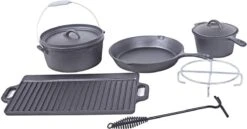 EL Fuego Dutch Oven Set Gietijzer 7-delig 17 EL Fuego Dutch Oven Set Gietijzer 7-delig -Barbecues Winkel 1200x628