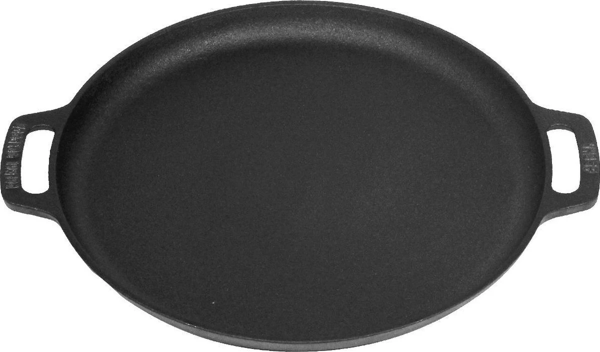Valhal Outdoor Skillet / Plancha / Koekenpan - Gietijzer - Diameter 35cm, Twee Handvatten, VH35F 3 Valhal Outdoor Skillet / Plancha / Koekenpan - Gietijzer - Diameter 35cm, Twee Handvatten, VH35F