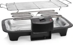 Tristar BQ-2813 Electrische Tafelbarbecue - Grilloppervlak (LxB) 38x22 Cm - 2000W - Zwart -Barbecues Winkel 1200x739 1