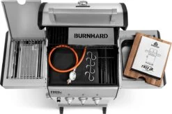 Burnhard Gas BBQ FRED JR. Deluxe - 2 Branders - Incl. Keramische Infraroodbrander & Afdekhoes - Deluxe 37 Burnhard Gas BBQ FRED JR. Deluxe - 2 Branders - Incl. Keramische Infraroodbrander & Afdekhoes - Deluxe -Barbecues Winkel 1200x796 1