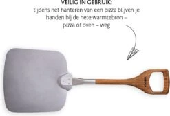 Boska Pizzaschep Barbecue - Kort Handvat - Stabiel - Aluminium - Eikenhout - BBQ Accessoires -Barbecues Winkel 1200x820