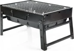 Merkloos Decopatent® Portable Houtskool BBQ - Barbecue - Inklapbaar - Barbecue Houtskool - Tafel Grill - Camping - Strand - Festival - Park -Barbecues Winkel 1200x840