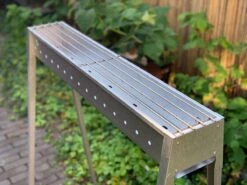 Spiedini Saté-bbq Bali 80 - Saté Houtskoolbarbecue Met Horizontaal Rooster - 80 Cm Lang, 11 Cm Breed - Materiaal: Gealuminiseerd Ijzer -Barbecues Winkel 1200x899 10