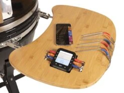 Patton - Kamado 21" - Premium Black - Keramische Barbecue - Incl. Bluetooth Kerntemperatuurmeter - LED Verlichting - Large - Compleet - Zwart -Barbecues Winkel 1200x900 24