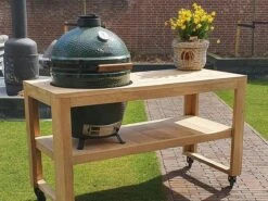 BBQ Tafel - Geschikt Voor Big Green Large/Bastard Large/Bastard Large Urban/Yakiniku 19 Inch/Monolith Large - Eikenhout - 87 Cm -Barbecues Winkel 1200x900 31