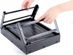 Merkloos Decopatent® Portable Houtskool BBQ - Barbecue - Inklapbaar - Barbecue Houtskool - Tafel Grill - Camping - Strand - Festival - Park -Barbecues Winkel 1200x909 1