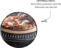 Boska Pizzasteen Deluxe - Voor Oven & BBQ - Knapperige Pizza's - Ø 29.5 Cm - BBQ Accessoires 24 Boska Pizzasteen Deluxe - Voor Oven & BBQ - Knapperige Pizza's - Ø 29.5 Cm - BBQ Accessoires -Barbecues Winkel 1200x942 3