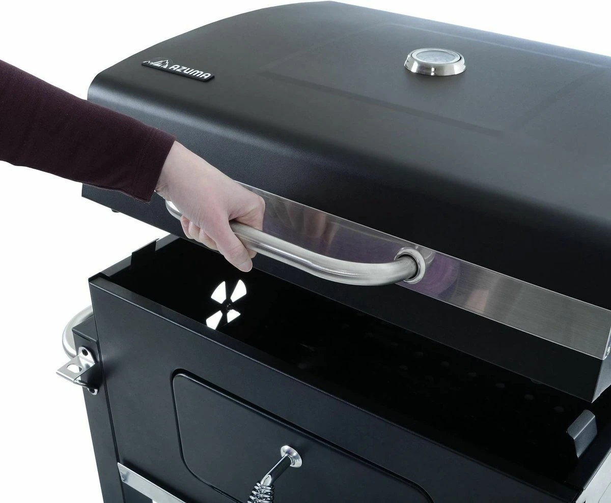 Vaggan Luxe Houtskool Barbecue - Grilloppervlak (LxB) 44 X 32 Cm - Staal - Matzwart 9 Vaggan Luxe Houtskool Barbecue - Grilloppervlak (LxB) 44 X 32 Cm - Staal - Matzwart - Afbeelding 7