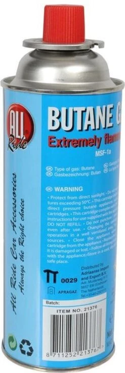 All Ride Butaan Gas / Navulgas 20 All Ride Butaan Gas / Navulgas -Barbecues Winkel 403x1200