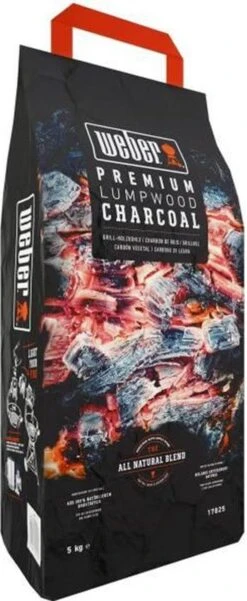 WEBER Houtskool - Zak Van 5 Kg -Barbecues Winkel 493x1200