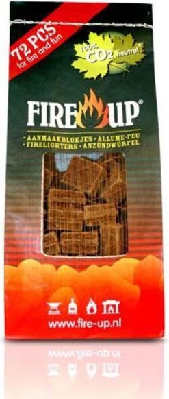 Fire-Up Aanmaakblokjes Bruin Zak/72st -Barbecues Winkel 509x1200
