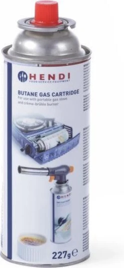 Hendi Gasbussen Butaan Navulling - 227g - Set Van 4 -Barbecues Winkel 555x1200