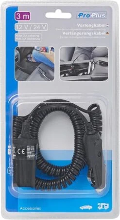 Proplus Verlengkabel Sigarettenaansteker 3m 12/24 Volt 3 Ampère -Barbecues Winkel 656x1200