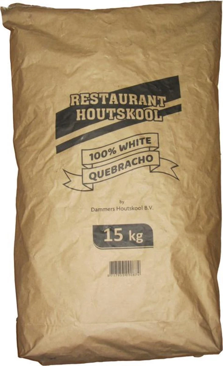 Dammers Houtskool Quebracho 15kg 3 Dammers Houtskool Quebracho 15kg