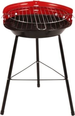 Houtskoolbarbecue Ø33 Cm | Verstelbare Grill BBQ | Halfopen | Zwart / Rood 14 Houtskoolbarbecue Ø33 Cm | Verstelbare Grill BBQ | Halfopen | Zwart / Rood -Barbecues Winkel 778x1200