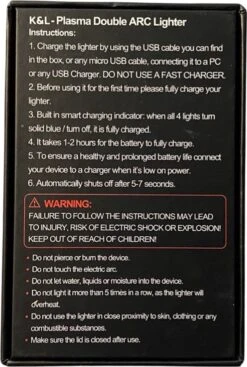 K&L Elektrische Plasma Aansteker - Vuurwerk - USB Oplaadbaar - Storm Bestendig -Barbecues Winkel 808x1200 1