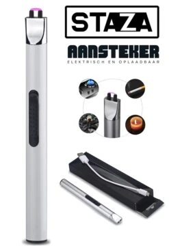 Staza Oplaadbare Lange Elektrische Aansteker - Duurzame Plasma Aansteker - Inclusief Cadeauverpakking - BBQ - Kaarsen 10 Staza Oplaadbare Lange Elektrische Aansteker - Duurzame Plasma Aansteker - Inclusief Cadeauverpakking - BBQ - Kaarsen -Barbecues Winkel 824x1200