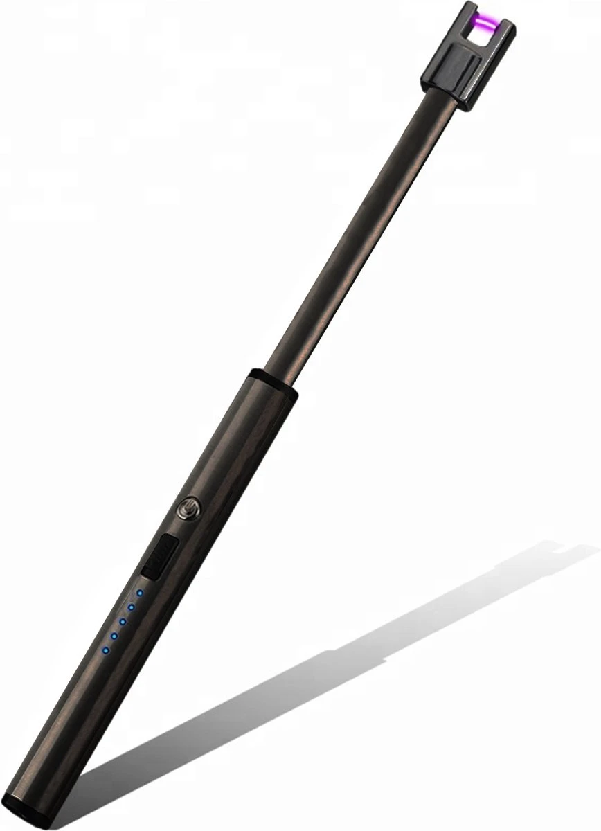 Xaralyn Lange Elektrische Aansteker | USB-oplaadbaar | Plasma-aansteker | Winddicht | Vlamloze Elektrische Aansteker Voor Keuken, Bbq Of Openhaard - Antraciet 2 Xaralyn Lange Elektrische Aansteker | USB-oplaadbaar | Plasma-aansteker | Winddicht | Vlamloze Elektrische Aansteker Voor Keuken, Bbq Of Openhaard - Antraciet