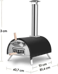 Burnhard Pizzaoven Voor Buiten - Nero -Barbecues Winkel 934x1200