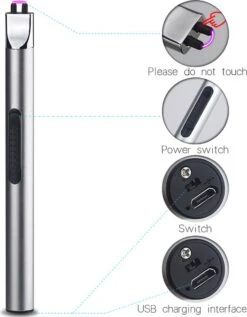 Staza - Oplaadbare Lange Elektrische Aansteker - Duurzame Plasma Aansteker - Inclusief Cadeauverpakking - BBQ - Kaarsen - Zwart 9 Staza - Oplaadbare Lange Elektrische Aansteker - Duurzame Plasma Aansteker - Inclusief Cadeauverpakking - BBQ - Kaarsen - Zwart -Barbecues Winkel 936x1200