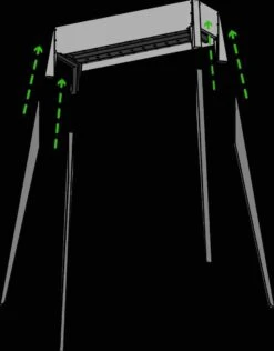 Spiedini Saté-bbq Bali 80 - Saté Houtskoolbarbecue Met Horizontaal Rooster - 80 Cm Lang, 11 Cm Breed - Materiaal: Gealuminiseerd Ijzer -Barbecues Winkel 938x1200 2