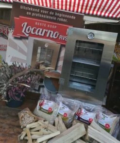 2-L Home & Garden XL Rookoven - RVS - 80x40x28 Cm - 3 Etages 29 2-L Home & Garden XL Rookoven - RVS - 80x40x28 Cm - 3 Etages -Barbecues Winkel 1009x1200