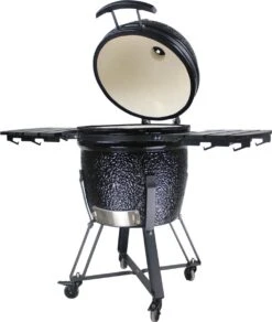 Boets Grill Kamado Grill 21 Inch - 21" - BG21 - Keramisch - Kookoppervlak Ø 44 - Glanzend Zwart -Barbecues Winkel 1016x1200