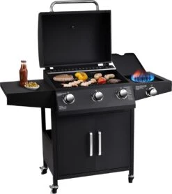 MaxxGarden Gas Barbecue - 3 Branders - Incl. Gratis BBQ Set
