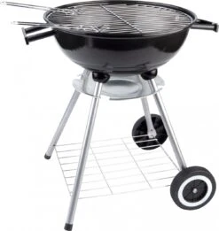 BBQ Collection Houtskoolbarbecue - Kogelbarbecue 45 X 60 Centimeter - Ronde Barbecue - Barbecue Op Wielen - Zwart - Metaal -Barbecues Winkel 1135x1200
