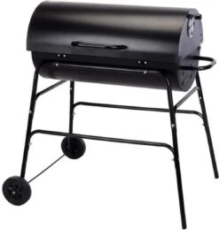 BBQ XL Houtskoolbarbecue - Cilindervorm - Grilloppervlak (LxB) 71 X 35 Cm - Zwart -Barbecues Winkel 1141x1200 1