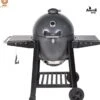 Apache Grill 21 Inch Kamado BBQ Egg | Houtskool | Zwart | Ø 50cm Grill Oppervlak | Dubbelwandig & Geïsoleerd -Barbecues Winkel 1141x1200