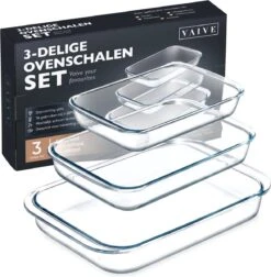 VAIVE 3-delige Ovenschaal Set - Rechthoekig - Glas 15 VAIVE 3-delige Ovenschaal Set - Rechthoekig - Glas -Barbecues Winkel 1175x1200 4